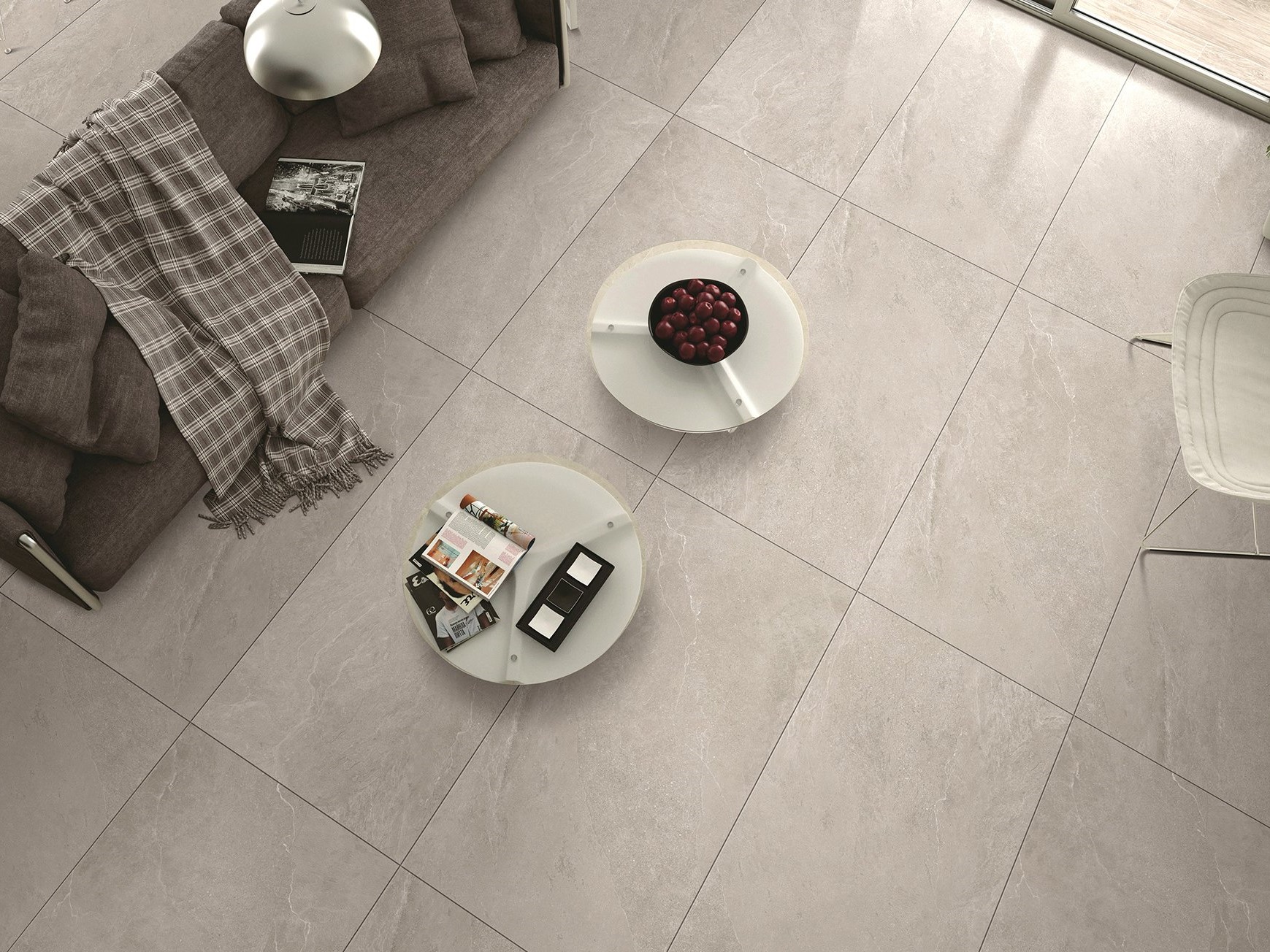 Marble Look cho phòng khách sang trọng